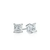 Auriya 18-karat Gold Lab Grown 0.25 carat TDW Princess Diamond Stud Earrings 4-Prong Basket Screw-back sold by Zulily