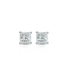 Auriya 18-karat Gold Lab Grown 0.25 carat TDW Princess Diamond Stud Earrings 4-Prong Basket Screw-back sold by Zulily