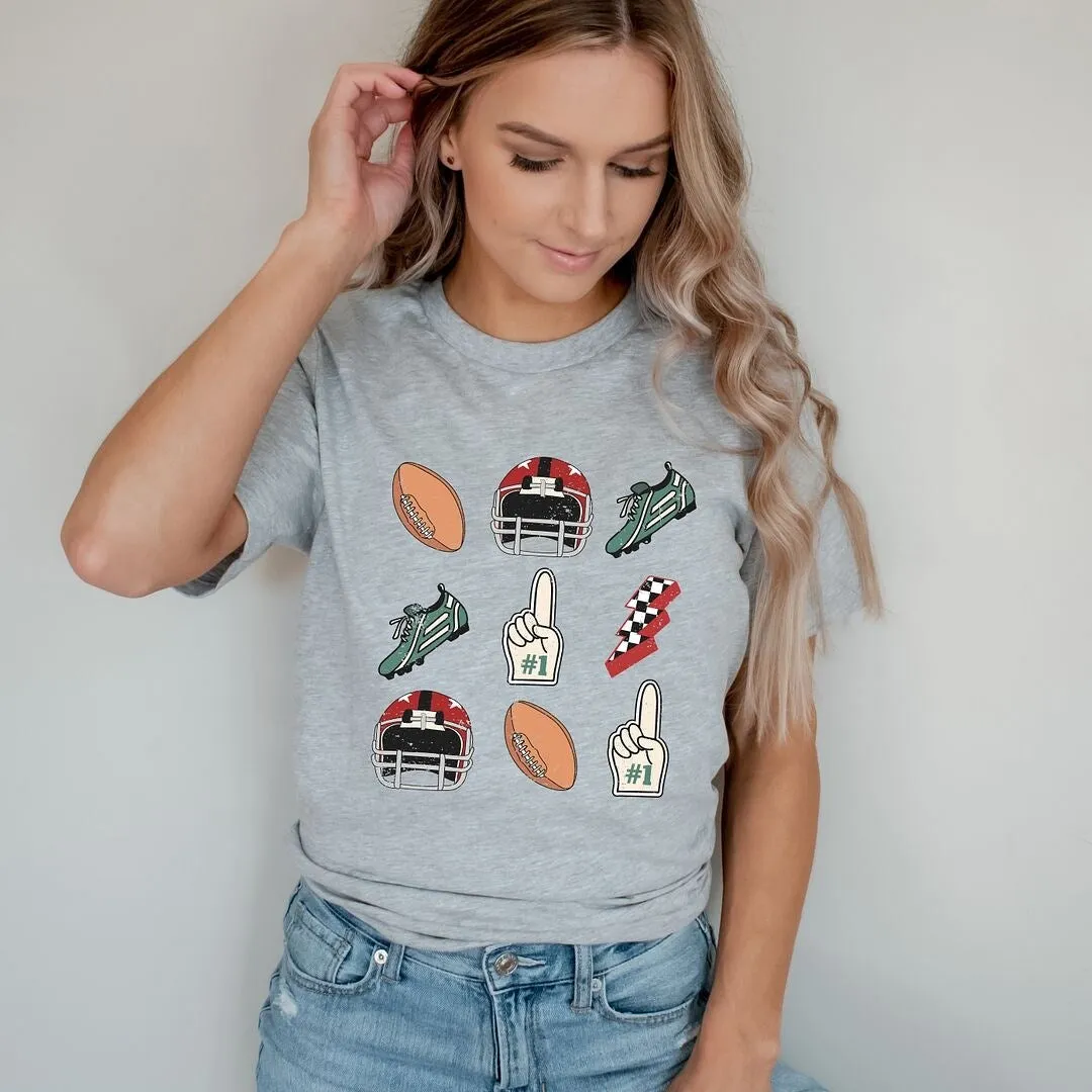 Football Collage Short Sleeve Tee sold by Zulily product image thumbnail 3