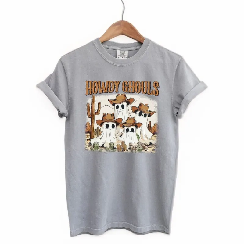 Howdy Ghouls Desert Garment Dyed Tee sold by Zulily