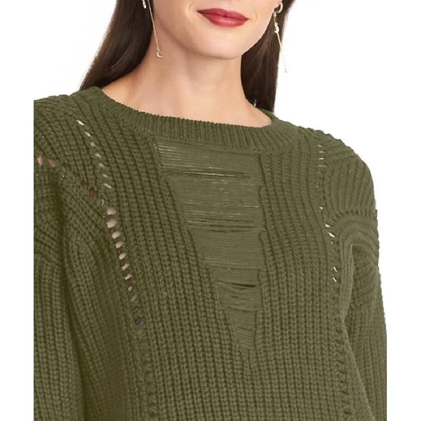 Rachel Roy Women's Textured Sweater Green Size XX-Large sold by Zulily product image thumbnail 3