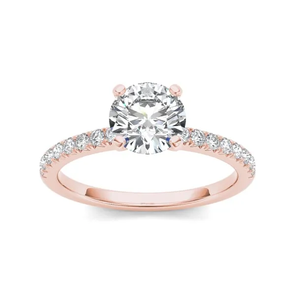 De Couer 14k Rose Gold 3/4ct TDW Diamond Classic Engagement Ring - Pink sold by Zulily