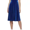Kensie Women's Zippered Bows On Shoulder Sleeveless Surplice Neckline Below The Knee Party Sheath Dress Blue Size 12 sold by Zulily