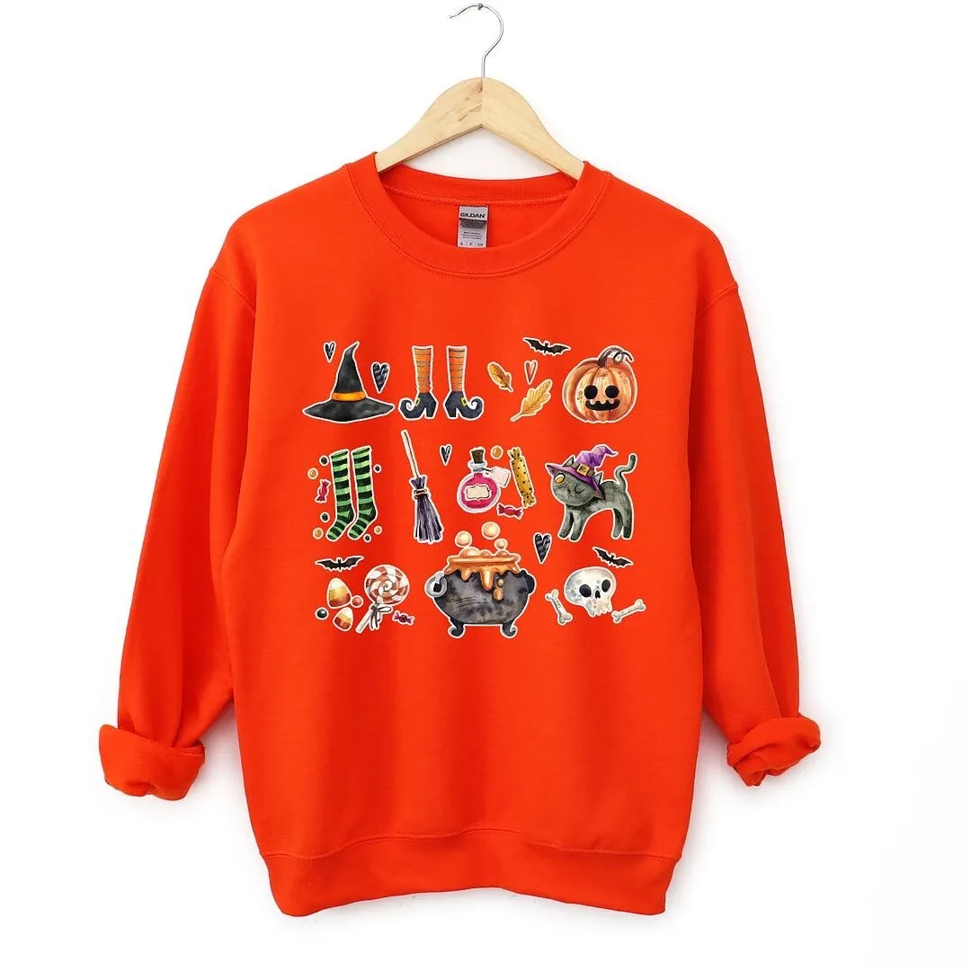 Witch Collage Graphic Sweatshirt sold by Zulily product image thumbnail 2