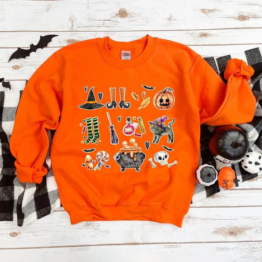 Witch Collage Graphic Sweatshirt sold by Zulily
