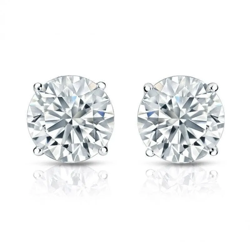 Auriya 2 3/4ctw Round Diamond Stud Earrings 18kt Gold Certified sold by Zulily product image thumbnail 5