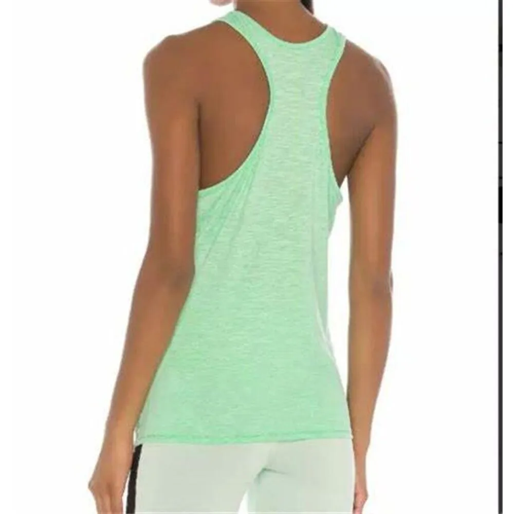 Puma Women's Logo Tie Racerback Tank Top Green Size X-Small sold by Zulily product image thumbnail 2