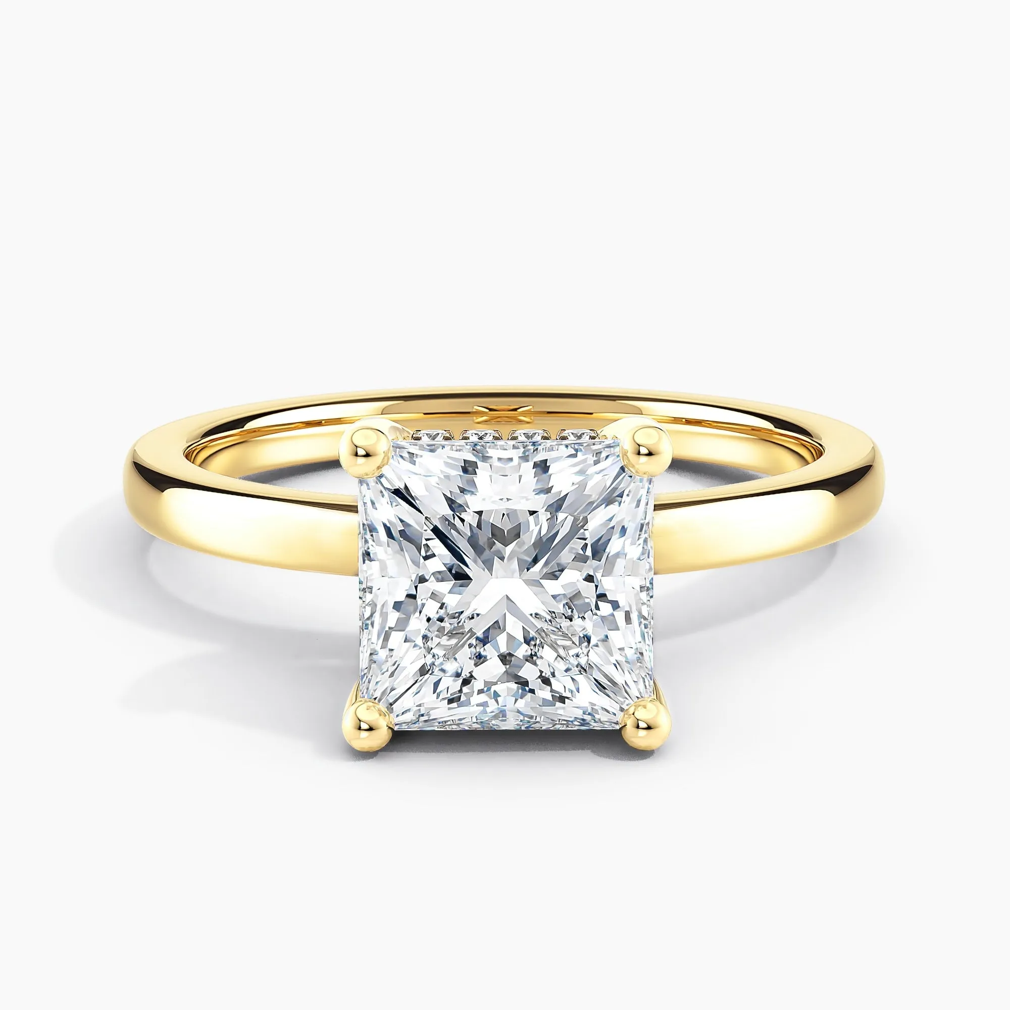 Auriya 14k Gold 2.25ctw Princess Hidden-Halo Lab Grown Diamond Engagement Ring sold by Zulily product image thumbnail 2
