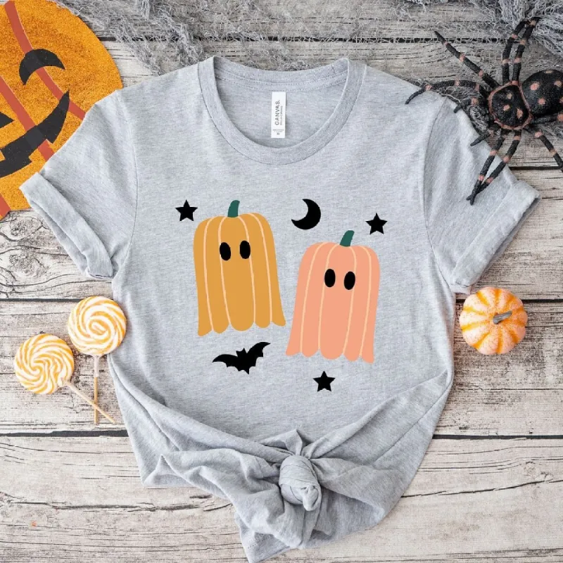 Pumpkin Ghost Short Sleeve Tee sold by Zulily