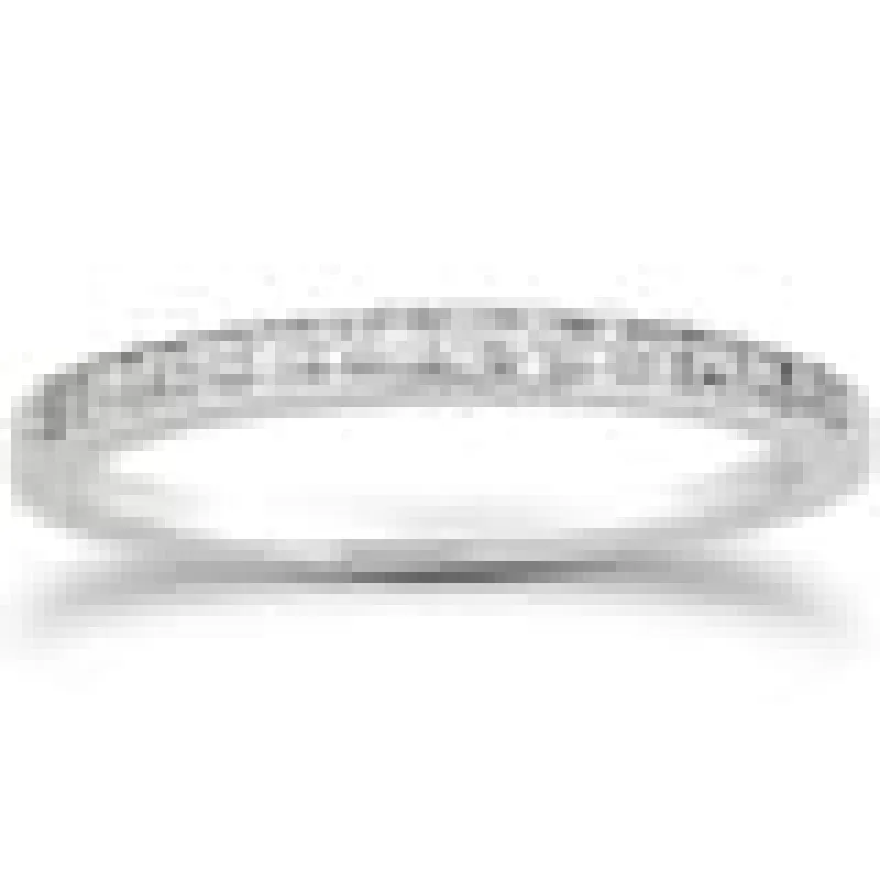 1/6 Carat TW Diamond Band in 10k White Gold sold by Zulily