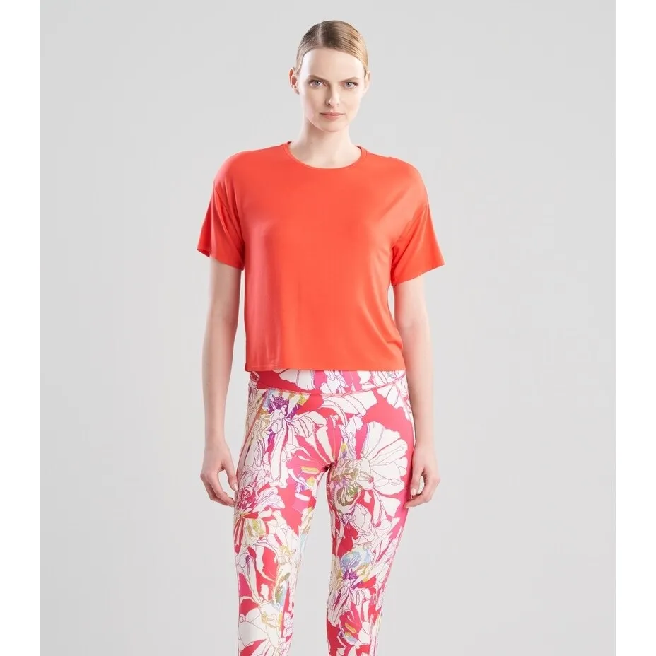 Josie Natori Women's Drop Shoulder Top Red Size X-Small sold by Zulily product image thumbnail 2