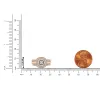 De Couer IGI Certified 2/5ct TDW Diamond Cluster Halo Ring sold by Zulily