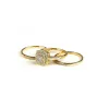De Couer IGI Certified 2/5ct TDW Diamond Cluster Halo Ring sold by Zulily