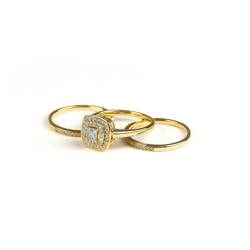 De Couer IGI Certified 2/5ct TDW Diamond Cluster Halo Ring sold by Zulily