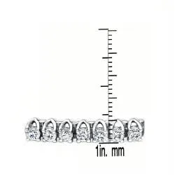 Auriya 6 carat TW Round Diamond Tennis Bracelet 14k Gold - 7-inch sold by Zulily product image thumbnail 3