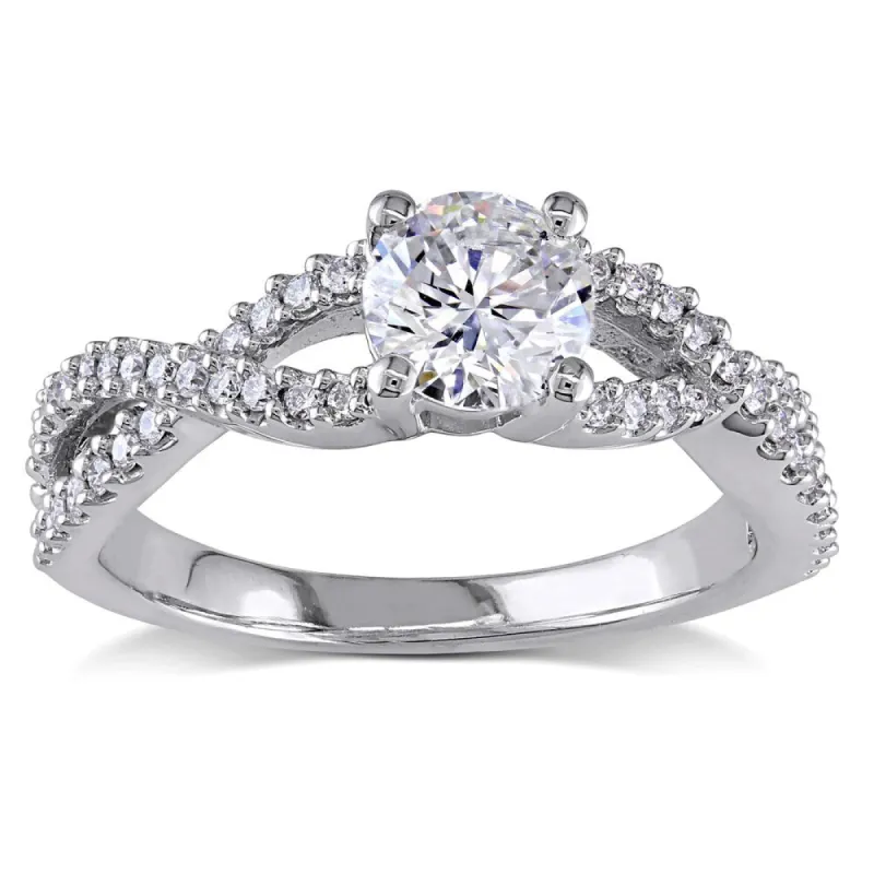 Miadora Signature Collection 14k White Gold 1ct TDW Certified Diamond Engagement Ring sold by Zulily