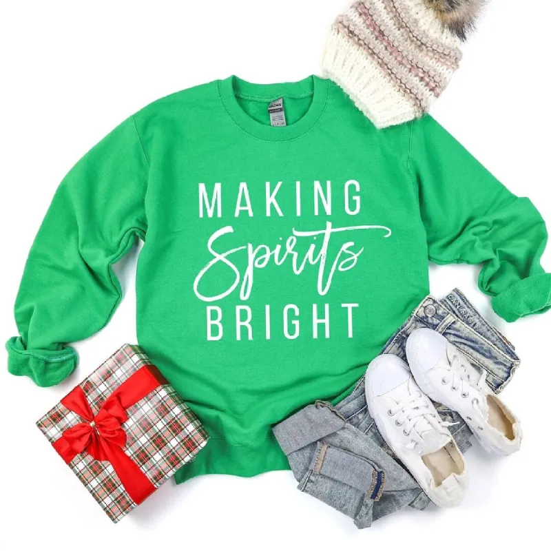 Making Spirits Bright Graphic Sweatshirt sold by Zulily