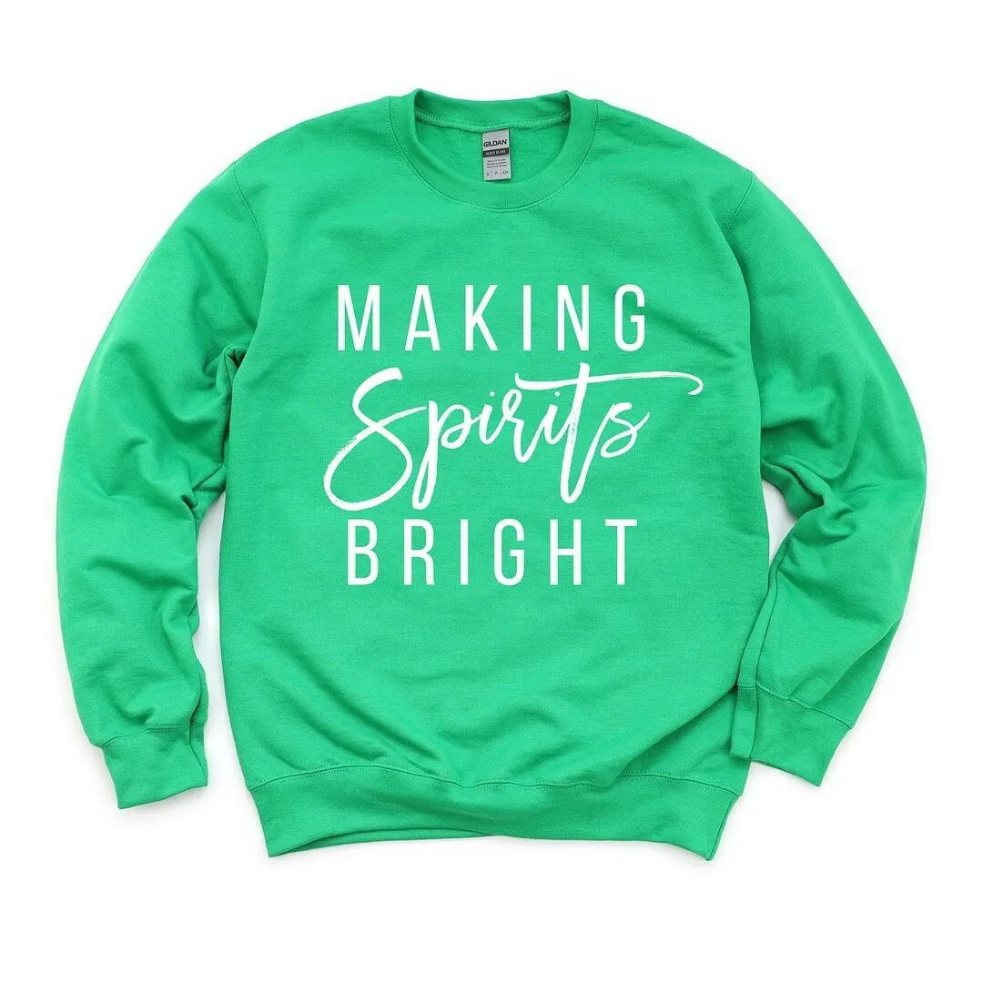Making Spirits Bright Graphic Sweatshirt sold by Zulily product image thumbnail 2