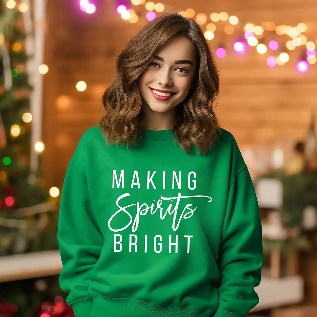 Making Spirits Bright Graphic Sweatshirt sold by Zulily product image thumbnail 3