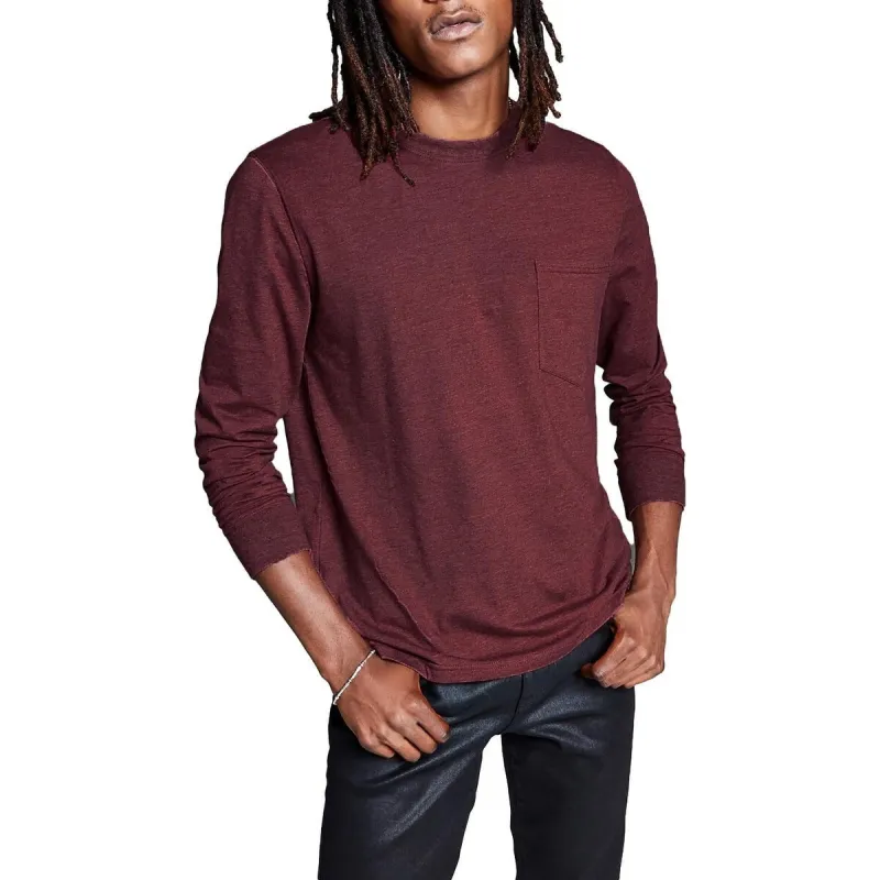 And Now This Men's Pocket Long Sleeve T-Shirt Red sold by Zulily