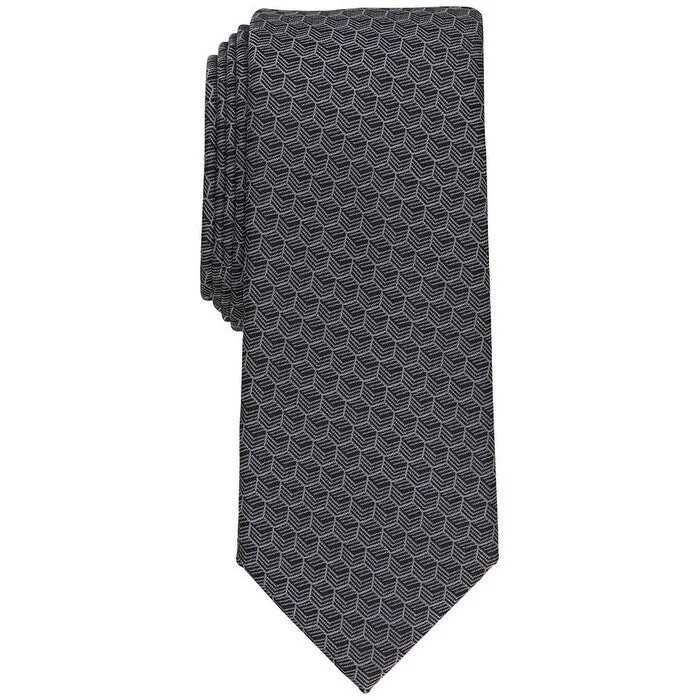 Alfani Men's Geo Print Tie Gray Size Regular sold by Zulily