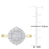 Miadora 1ct DEW Created Moissanite Engagement Ring in 10k Yellow Gold sold by Zulily