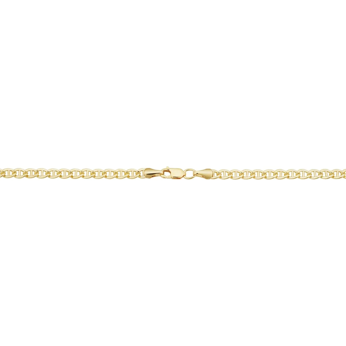 14k Yellow Gold Filled 3.4 mm Mariner Link Chain Necklace For Men and Women sold by Zulily product image thumbnail 3