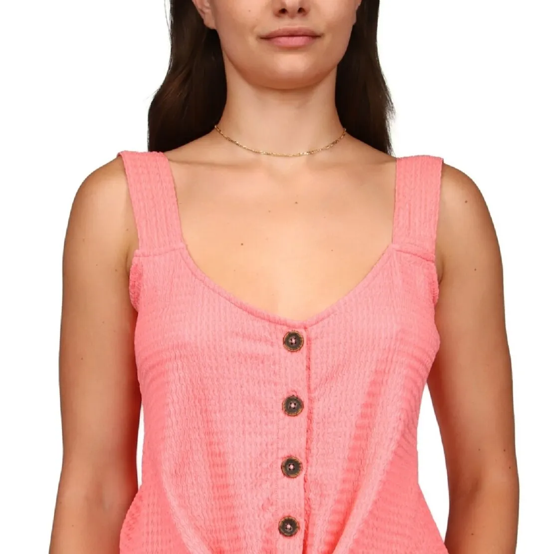 Sanctuary Women's Golden Hour Tie Hem Tank Red Size Large sold by Zulily product image thumbnail 2