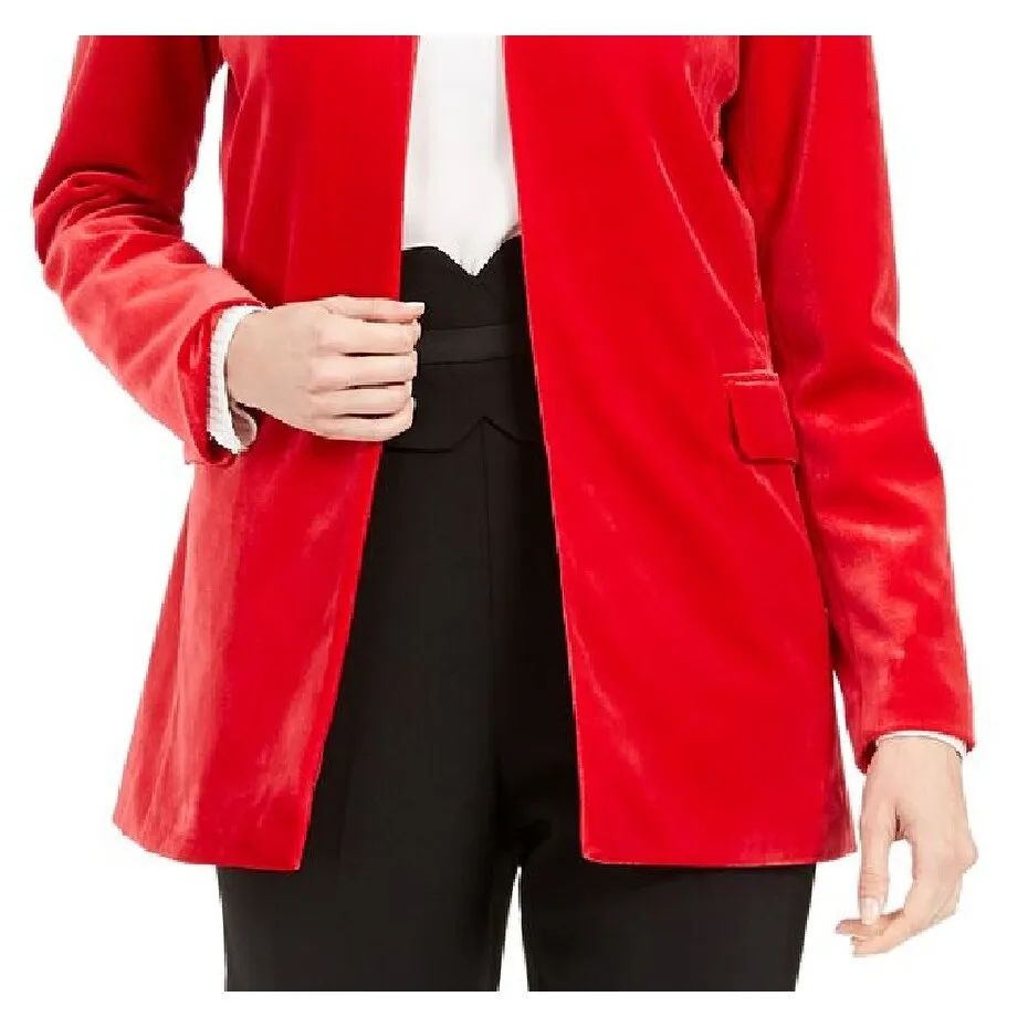 Calvin Klein Women's Evening Blazer Jacket Red Size 10 Petite sold by Zulily product image thumbnail 3
