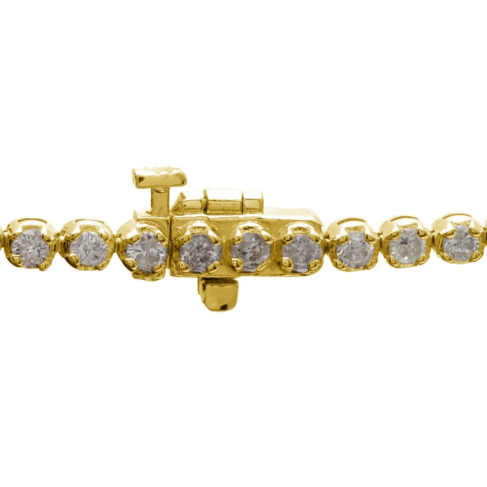 14k Gold 2ct TDW 7-Inch Round Diamond Tennis Bracelet by Auriya sold by Zulily product image thumbnail 5