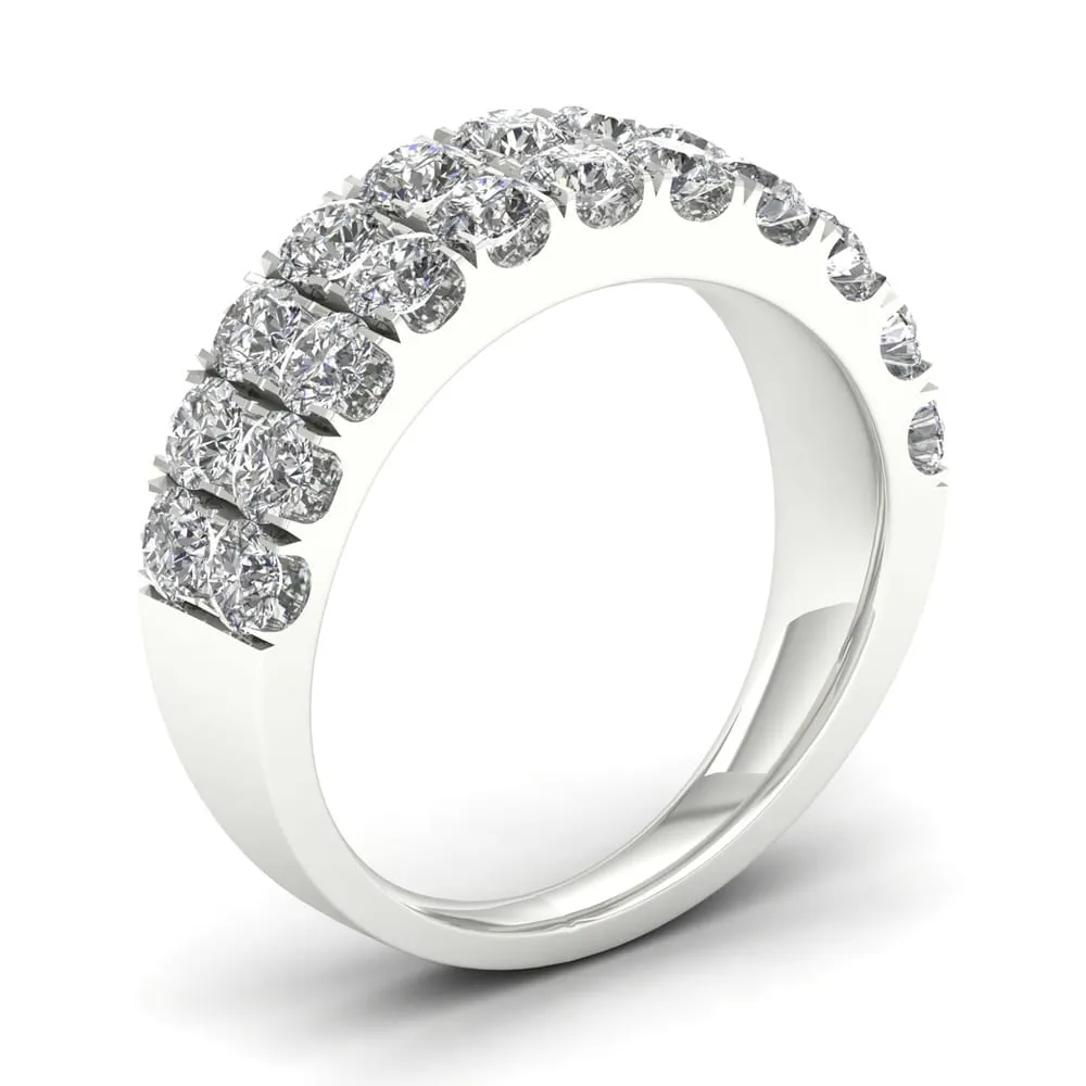De Couer 1 1/2ct TDW Diamond Wedding Band sold by Zulily product image thumbnail 2
