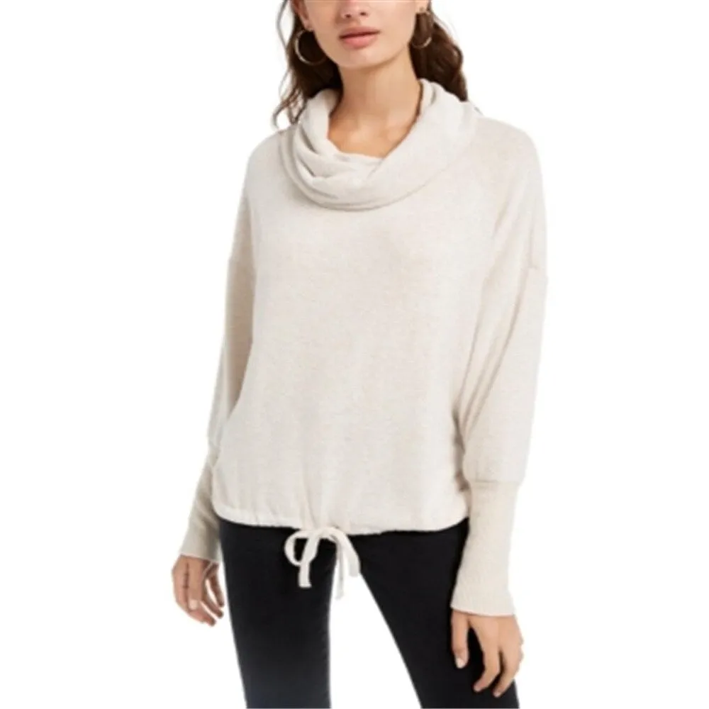 Hippie Rose Junior's Cozy Funnel Neck Pullover Brown Size Medium sold by Zulily