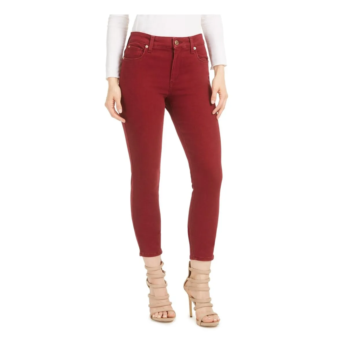STS Blue Women's Ellie High Rise Skinny Jeans Red Size 28 sold by Zulily