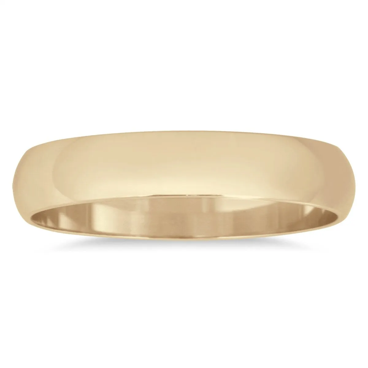 Marquee Jewels 10k Yellow Gold 3-millimeter Domed Wedding Band sold by Zulily