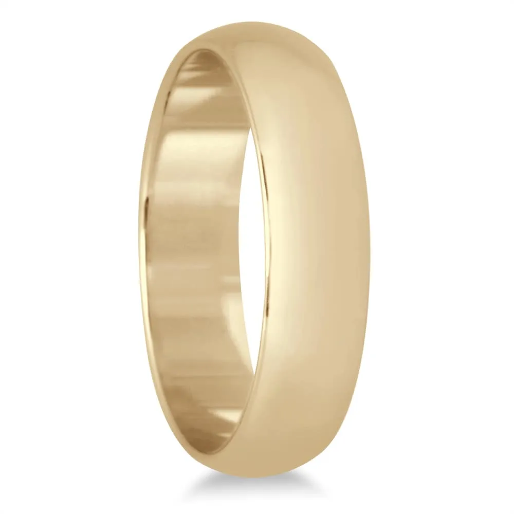 Marquee Jewels 10k Yellow Gold 4mm Domed Comfort Fit Wedding Band sold by Zulily product image thumbnail 2