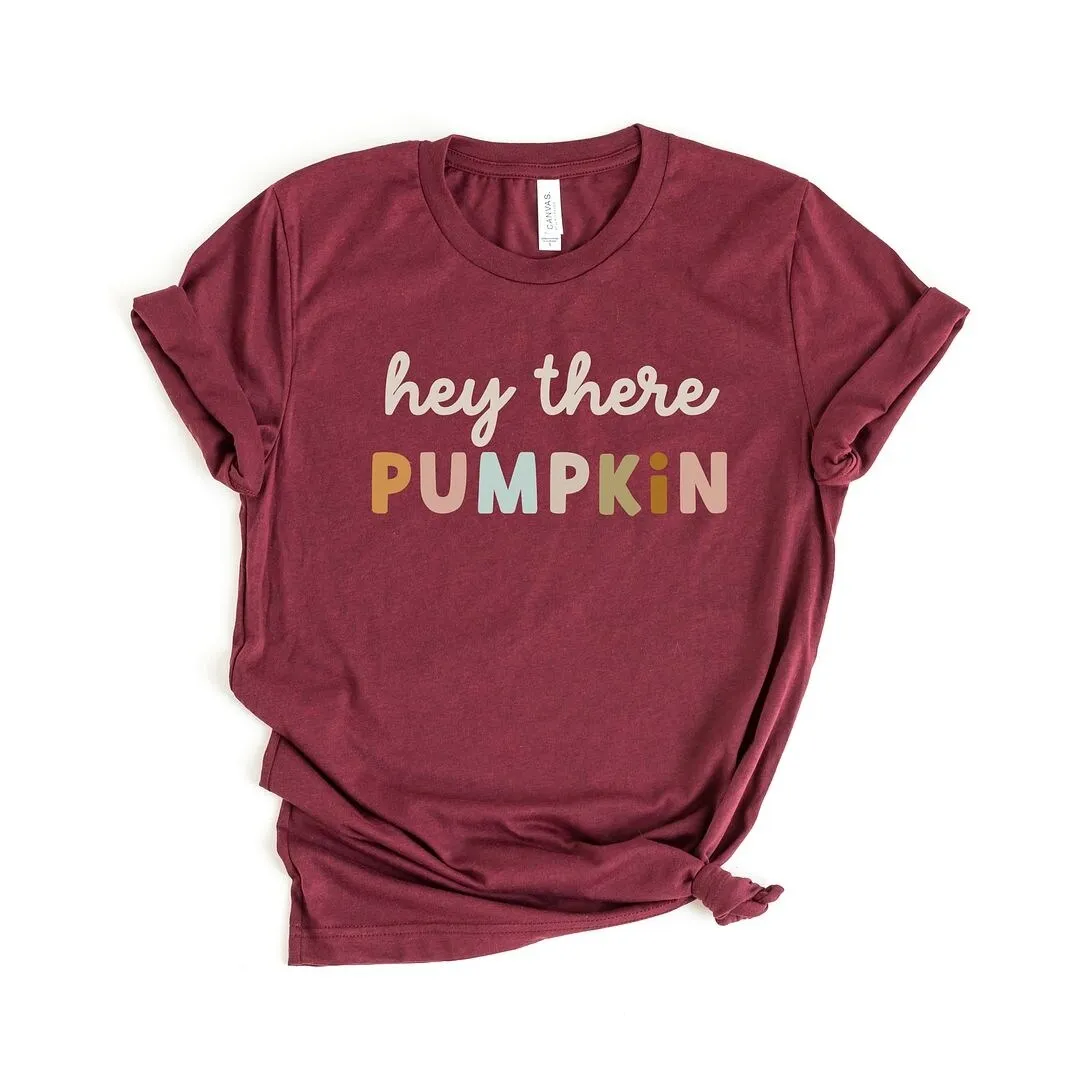 Hey There Pumpkin Colorful Short Sleeve Tee sold by Zulily product image thumbnail 2
