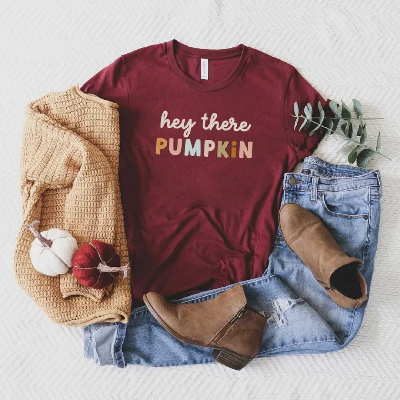 Hey There Pumpkin Colorful Short Sleeve Tee sold by Zulily