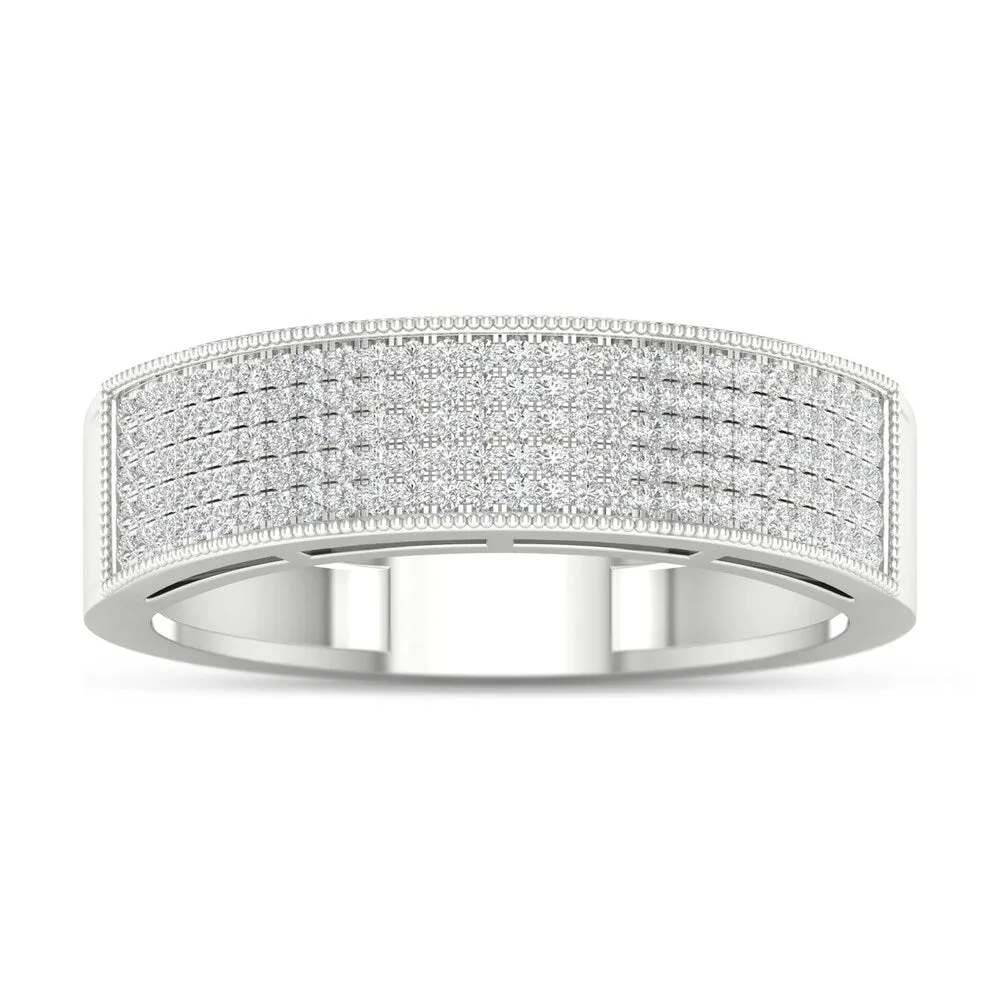 De Couer 3/8ct TDW Round Diamond Men's Exquisite Wedding Band sold by Zulily