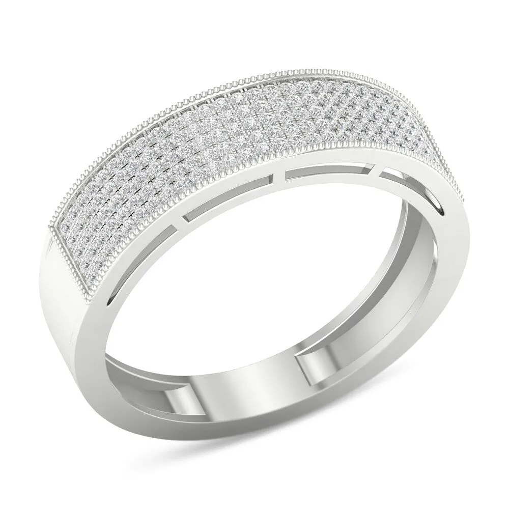 De Couer 3/8ct TDW Round Diamond Men's Exquisite Wedding Band sold by Zulily product image thumbnail 2