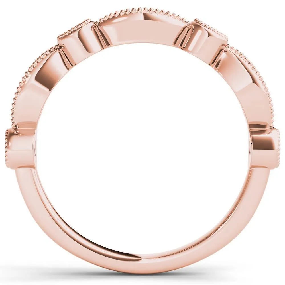 De Couer 10k Gold 1/10ct TDW Wedding Band sold by Zulily product image thumbnail 5