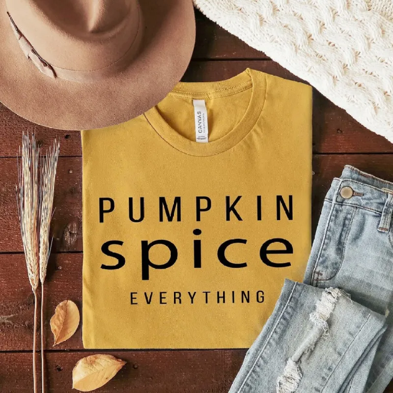 Pumpkin Spice Everything Short Sleeve Tee sold by Zulily