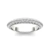 De Couer 14k White Gold 1ct TDW Diamond Wedding Band - White H-I sold by Zulily