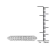 De Couer 14k White Gold 1ct TDW Diamond Wedding Band - White H-I sold by Zulily
