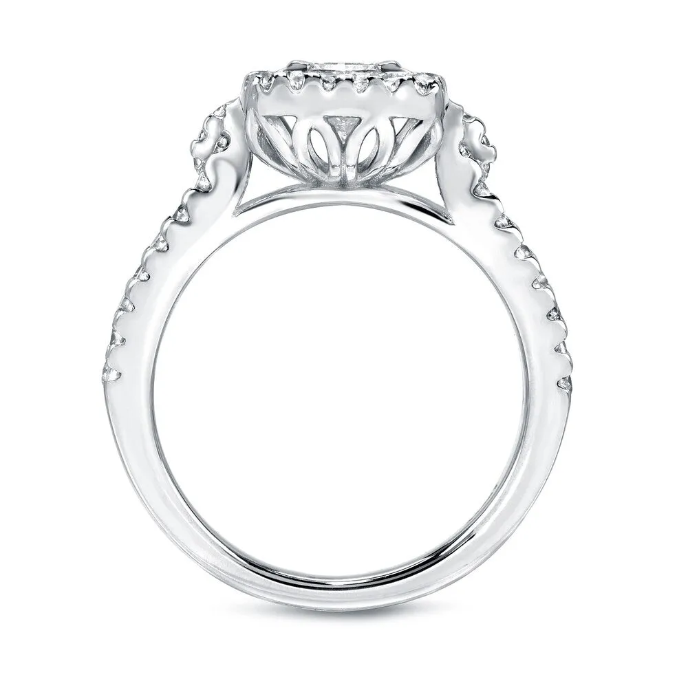 Auriya 14k Gold 1 2/5ctw Modern Princess-cut Halo Diamond Engagement Ring sold by Zulily product image thumbnail 3
