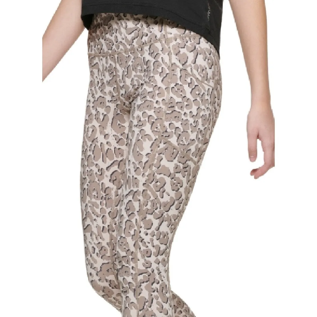 Calvin Klein Women's Printed High Rise 7/8 Leggings Brown sold by Zulily product image thumbnail 3