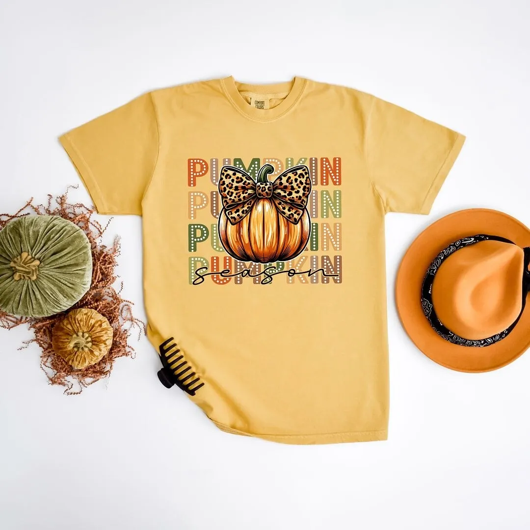Coquette Pumpkin Season Garment Dyed Tee sold by Zulily