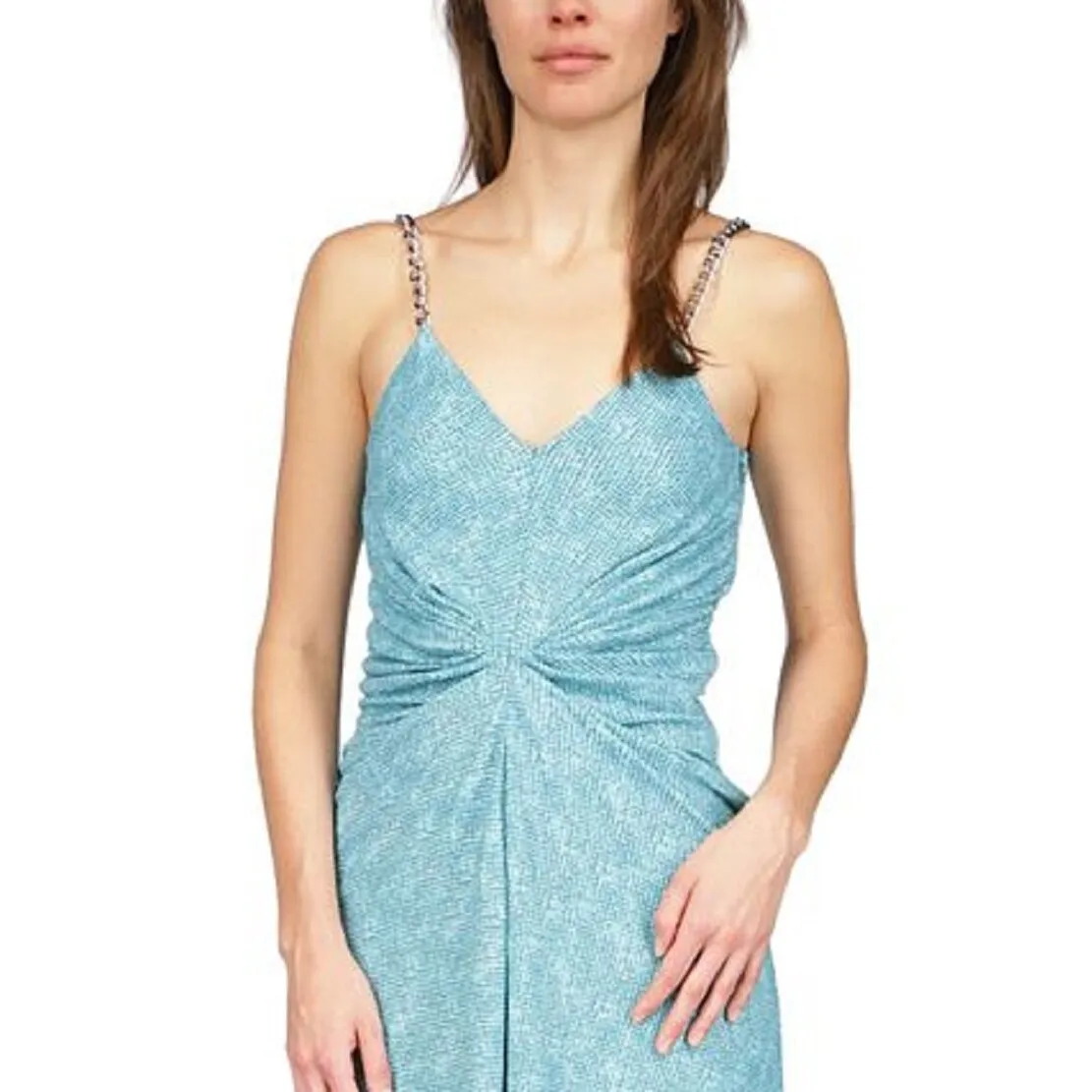 Michael Kors Women's Uroko Twist Chain Strap Dress Blue sold by Zulily product image thumbnail 4