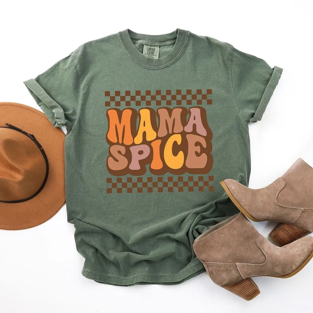 Mama Spice Checkered Garment Dyed Tee sold by Zulily