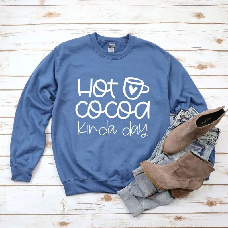 Hot Cococa Kinda Day Graphic Sweatshirt sold by Zulily