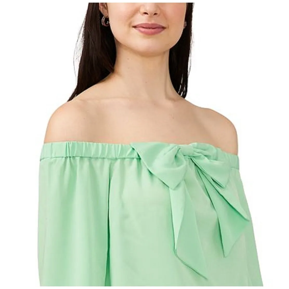 Riley & Rae Women's Maybelle Blouse Green Size X-Small sold by Zulily product image thumbnail 2